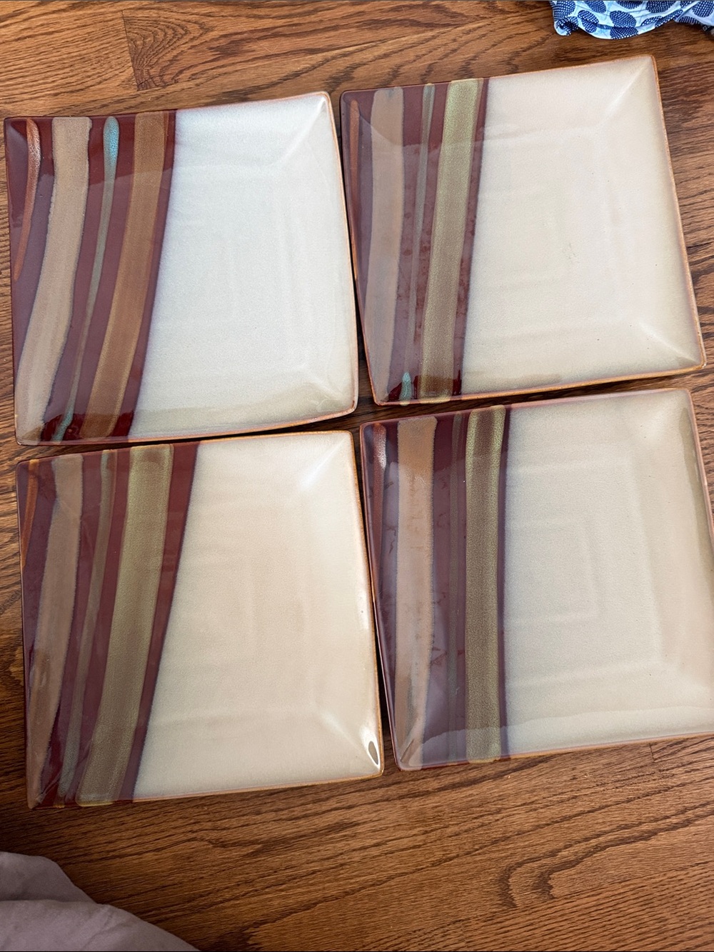 SANGO Avanti Brown 4722 dinner plates 11" - set of 4